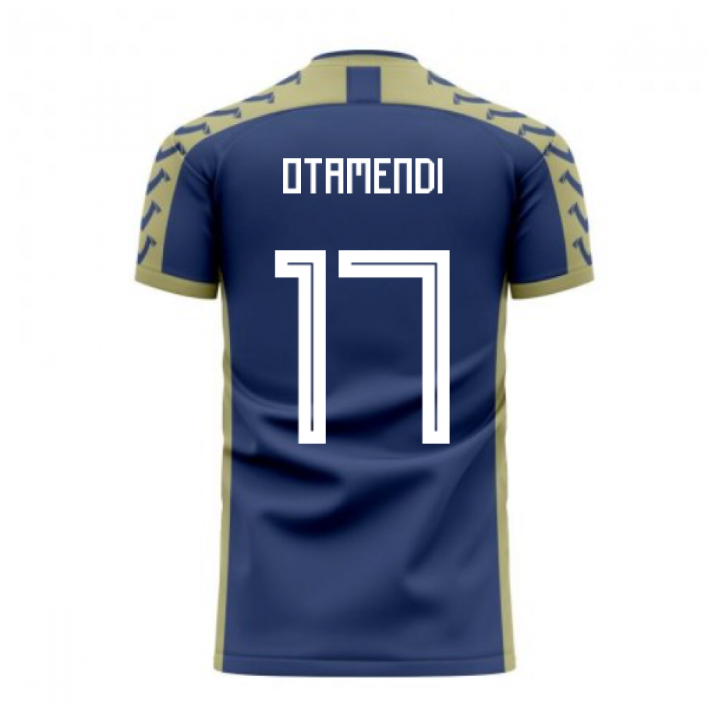 Argentina 2024-2025 Away Concept Football Kit (Viper) (OTAMENDI 17)
