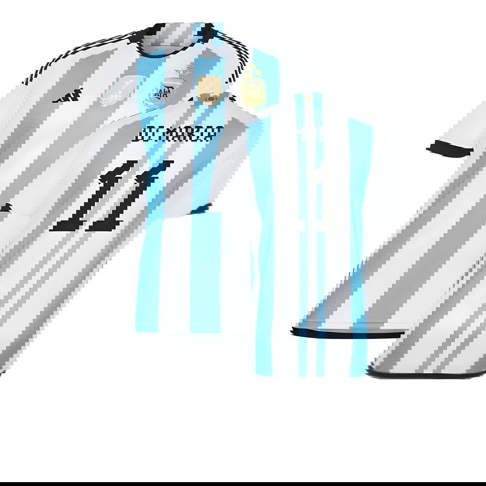 Argentina 2022 World Cup Winners Home Shirt (DI MARIA 11)