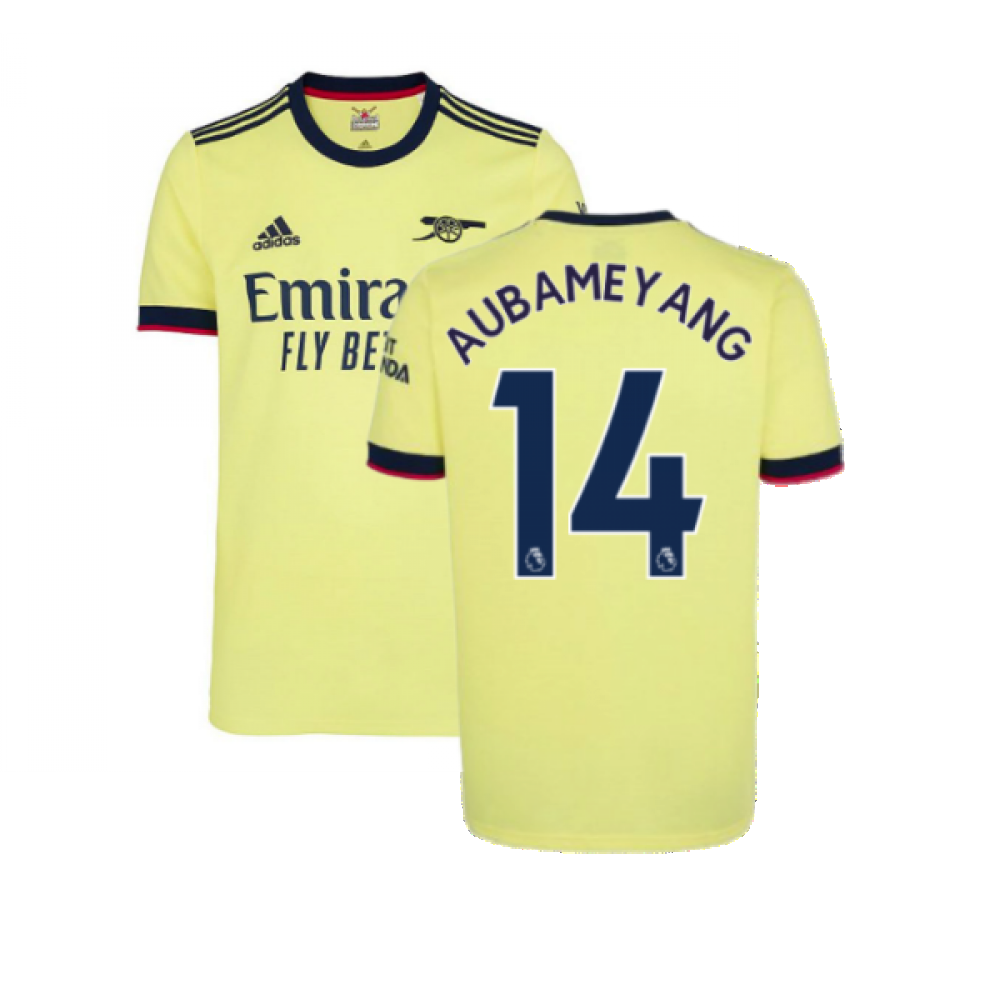 Arsenal 2021-2022 Away Shirt (AUBAMEYANG 14)