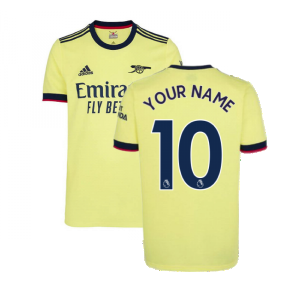 Arsenal 2021-2022 Away Shirt (Kids) (Your Name)