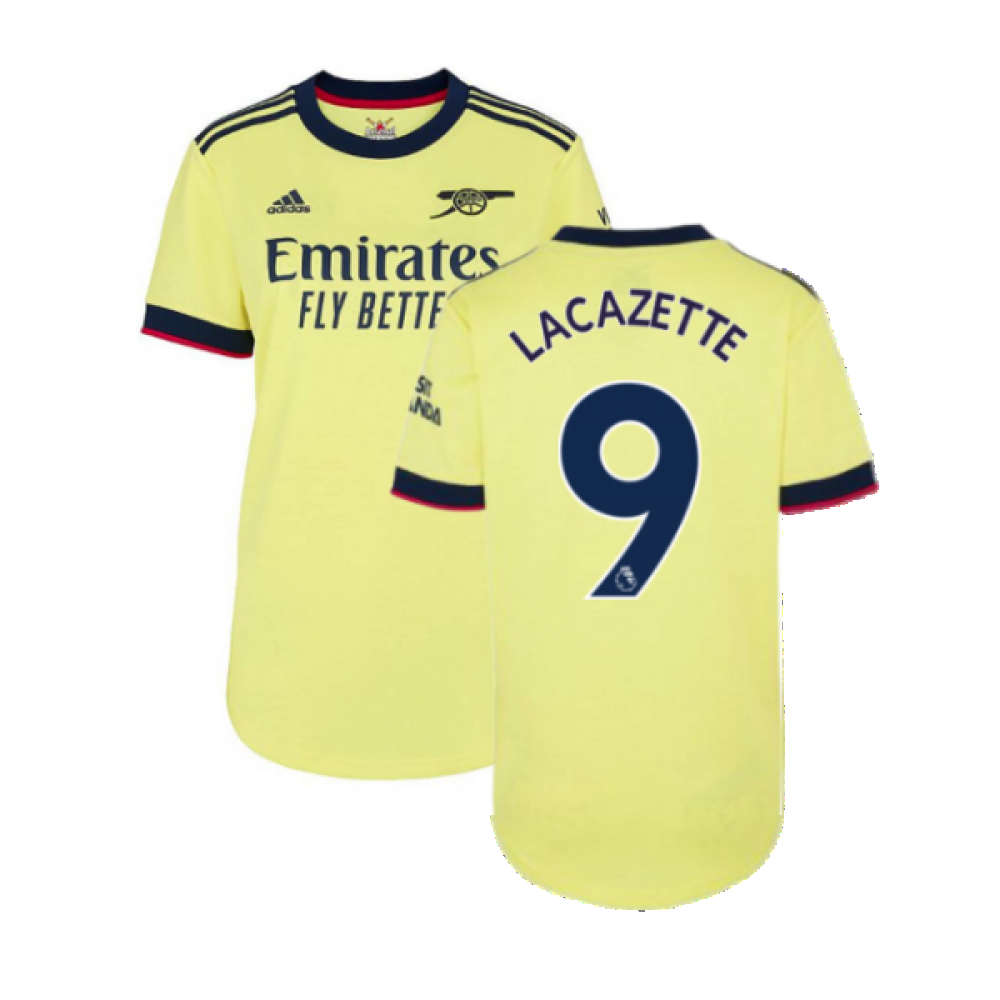 Arsenal 2021-2022 Away Shirt (Ladies) (LACAZETTE 9) Arsenal 2021-2022 Away Shirt (Ladies) (LACAZETTE 9)