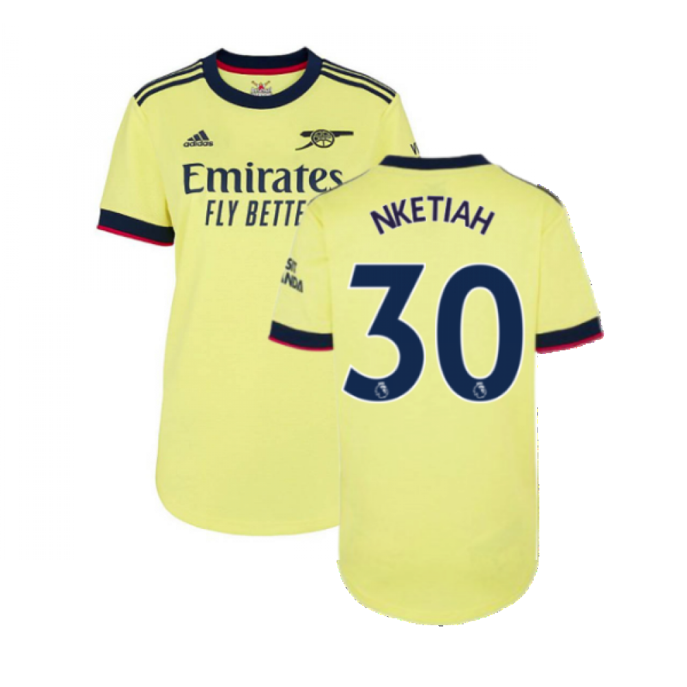 Arsenal 2021-2022 Away Shirt (Ladies) (NKETIAH 30)