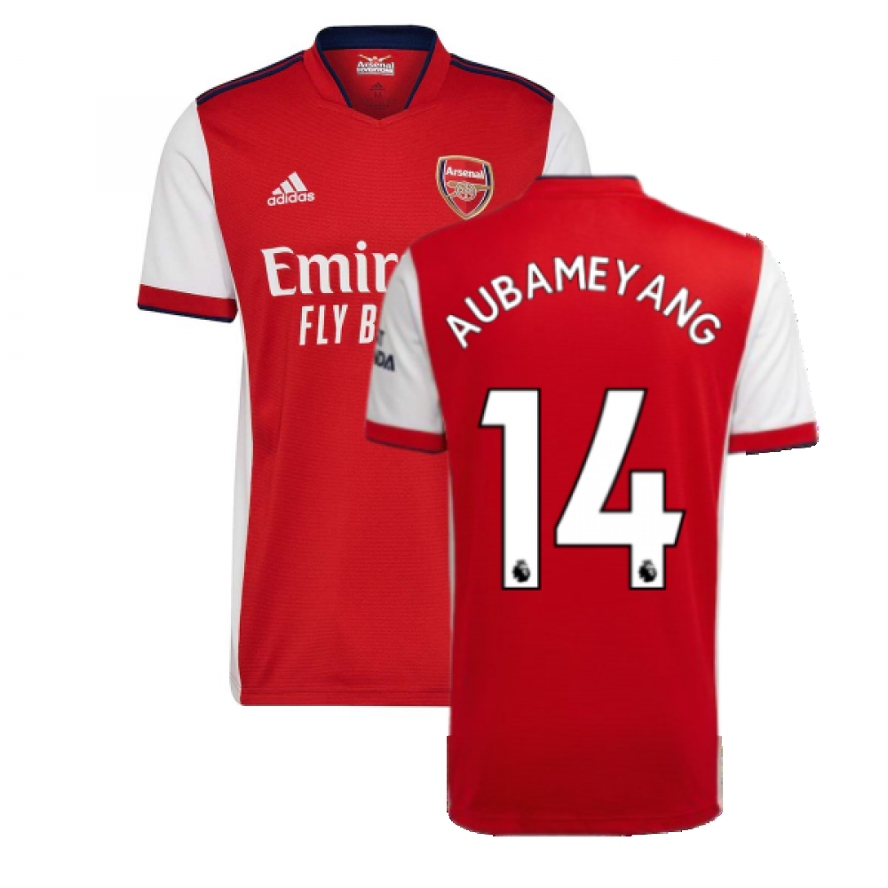 Arsenal 2021-2022 Home Shirt (AUBAMEYANG 14)