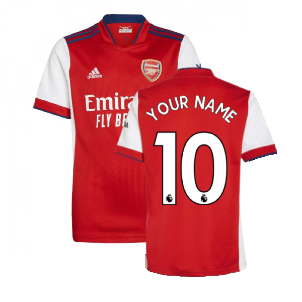 Arsenal 2021-2022 Home Shirt (Kids) (Your Name)