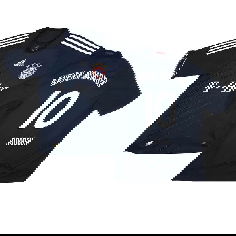 Bayern Munich 2008-10 Away Shirt ((Excellent) S) (Robben 10)