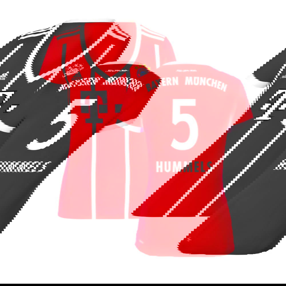 Bayern Munich 2017-18 Womens Home Shirt (XL) ((Excellent) XL) (Hummels 5)