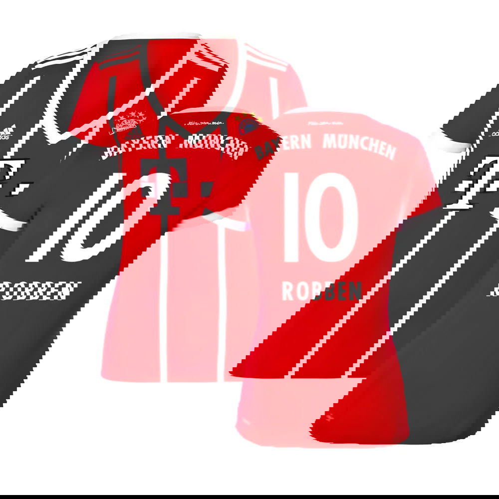 Bayern Munich 2017-18 Womens Home Shirt (XL) ((Excellent) XL) (Robben 10)