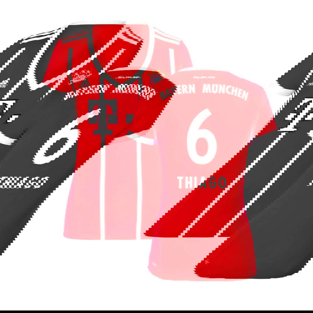 Bayern Munich 2017-18 Womens Home Shirt (XL) ((Excellent) XL) (Thiago 6)