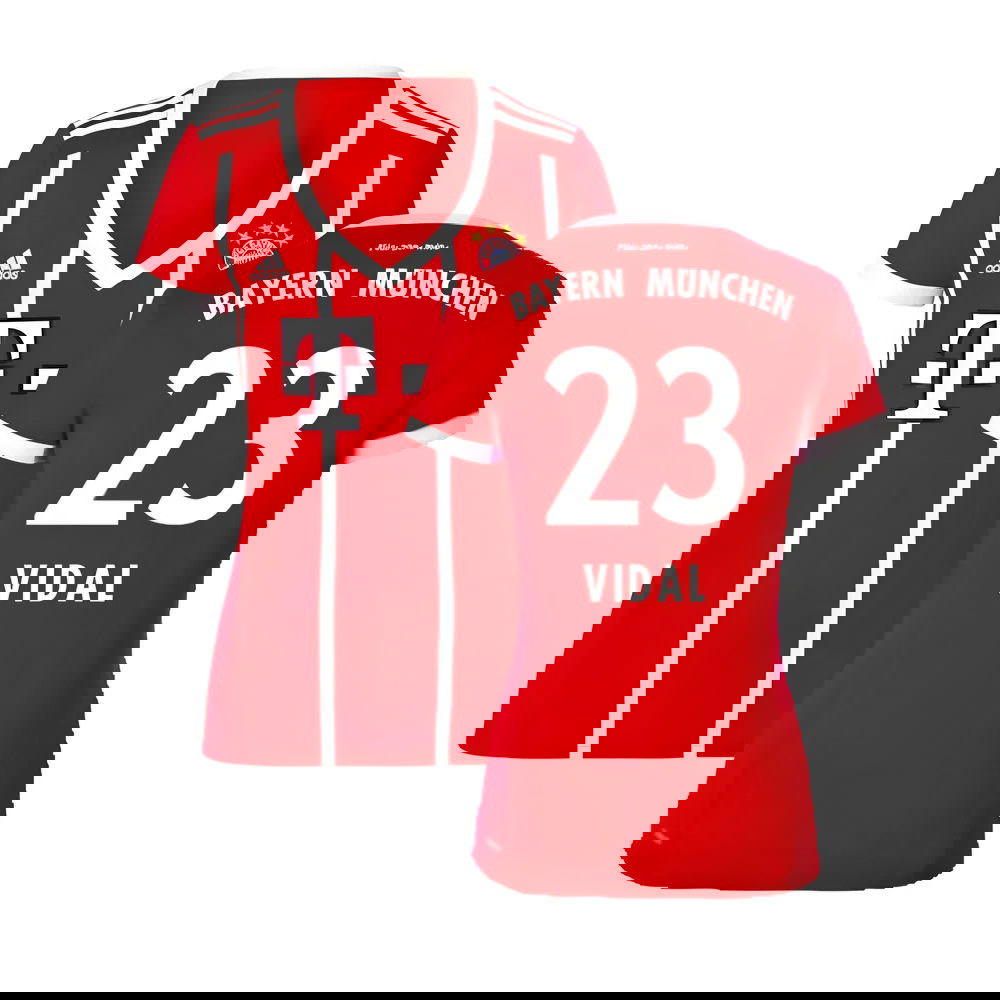Bayern Munich 2017-18 Womens Home Shirt (XL) ((Excellent) XL) (Vidal 23)