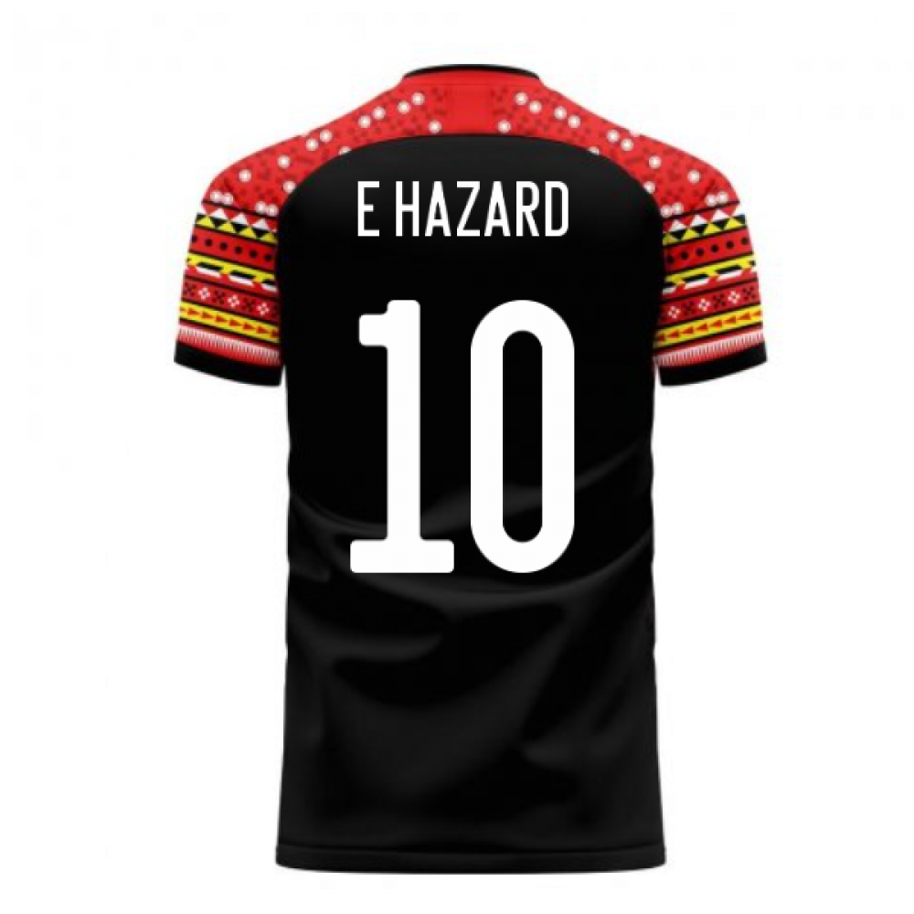 Belgium 2025-2026 Away Concept Football Kit (Libero) (E HAZARD 10)