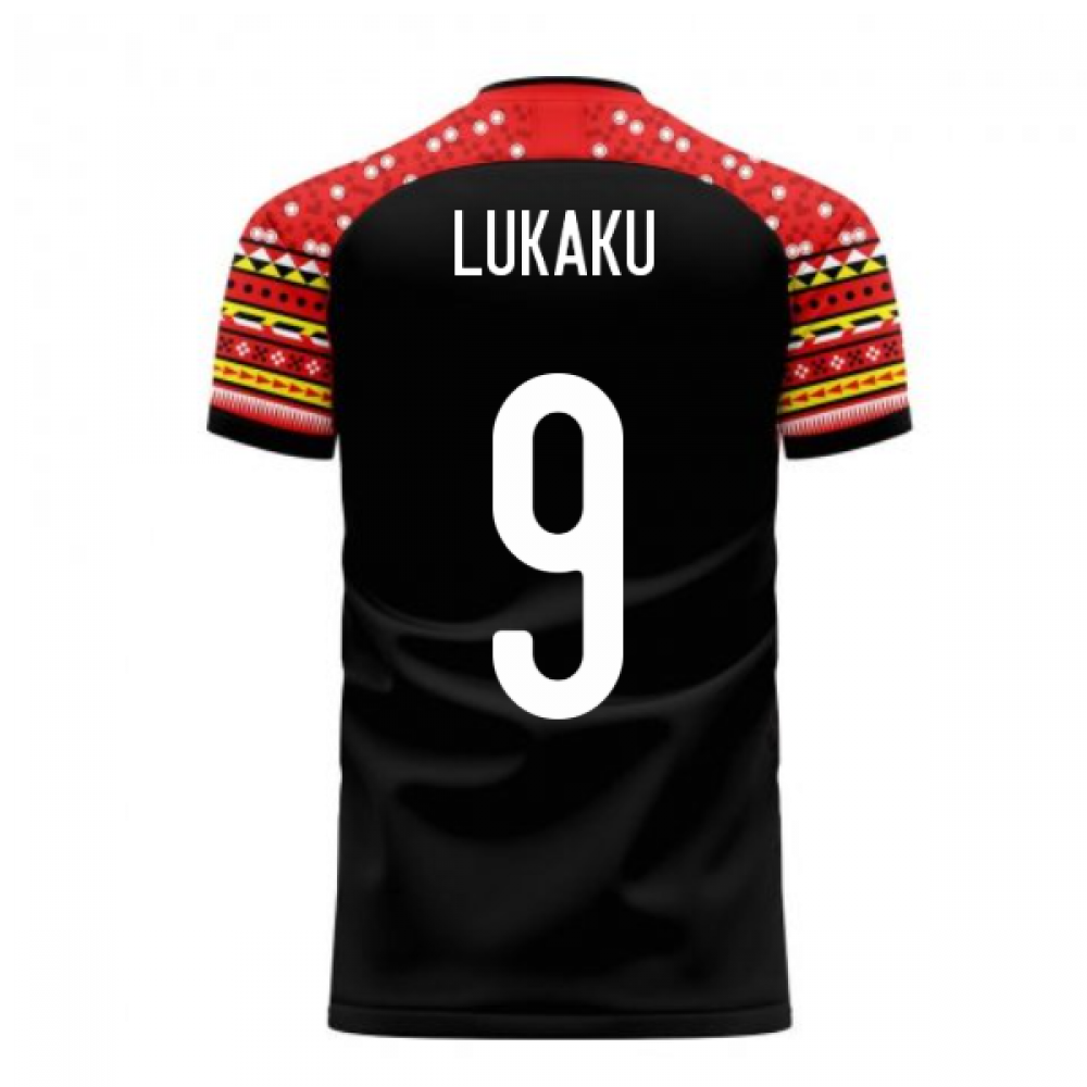 Belgium 2025-2026 Away Concept Football Kit (Libero) (LUKAKU 9)