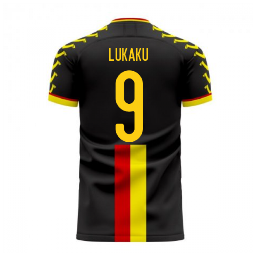 Belgium 2023-2024 Away Concept Football Kit (Viper) (R LUKAKU 9)