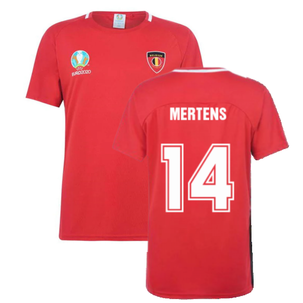 Belgium 2021 Polyester T-Shirt (Red) (MERTENS 14)