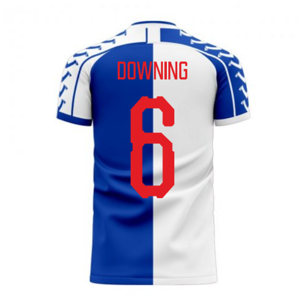 Blackburn 2023-2024 Home Concept Football Kit (Viper) (Downing 6) - Adult Long Sleeve