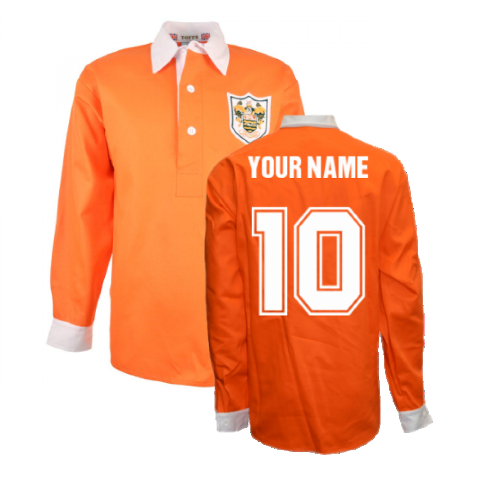 Blackpool 1953 FA Cup Final Retro Football Shirt (Your Name)