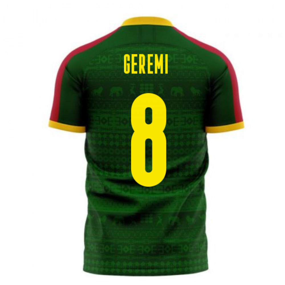 Cameroon 2024-2025 Home Concept Football Kit (Libero) (GEREMI 8)