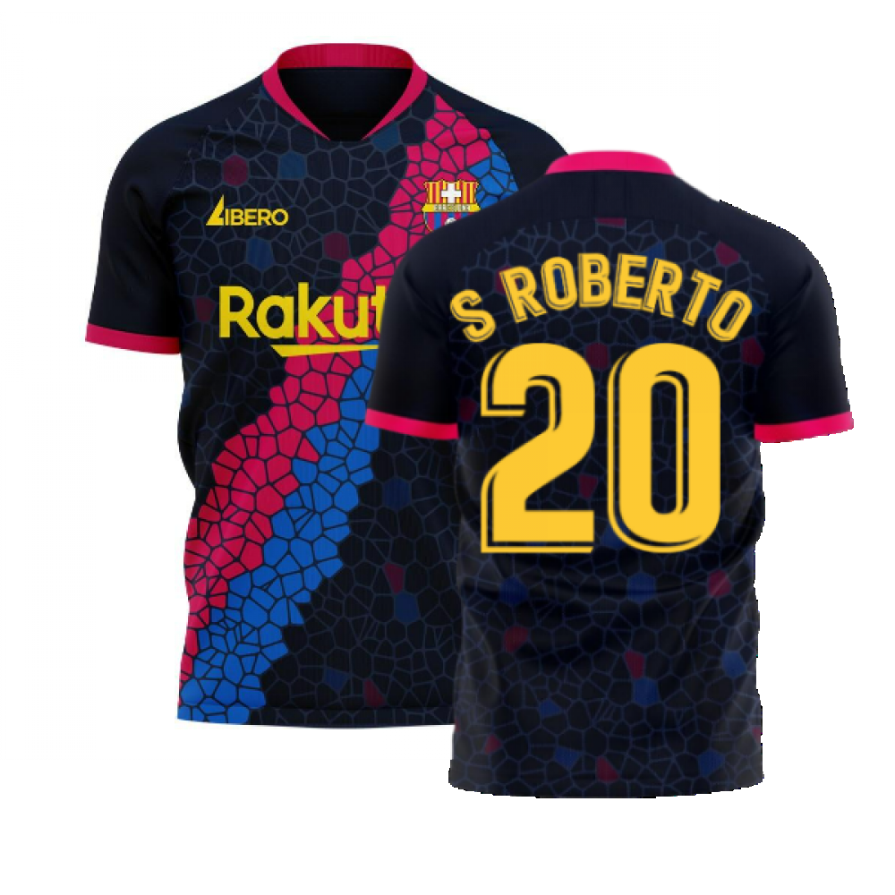 Catalonia 2025-2026 Away Concept Football Kit (Libero) (S.ROBERTO 20)