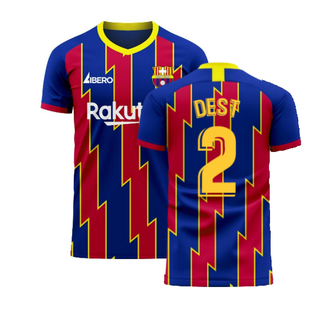 Catalonia 2025-2026 Home Concept Football Kit (Libero) (DEST 2)