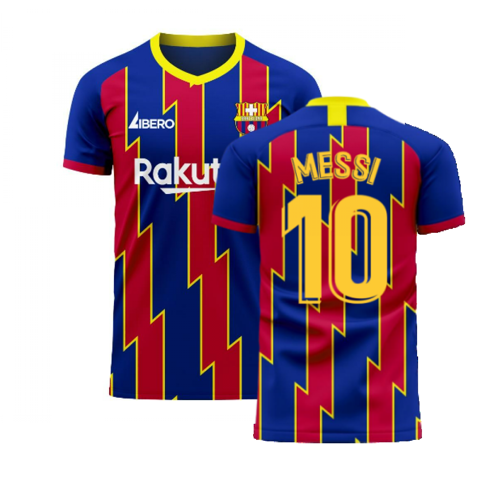 Catalonia 2025-2026 Home Concept Football Kit (Libero) (MESSI 10)