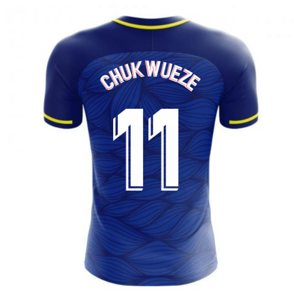 Villarreal 2025-2026 Away Concept Football Kit (Libero) (CHUKWUEZE 11)