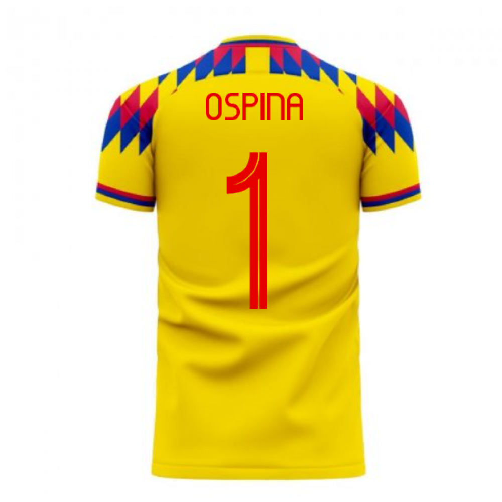 Colombia 2024-2025 Home Concept Football Kit (Libero) (OSPINA 1)