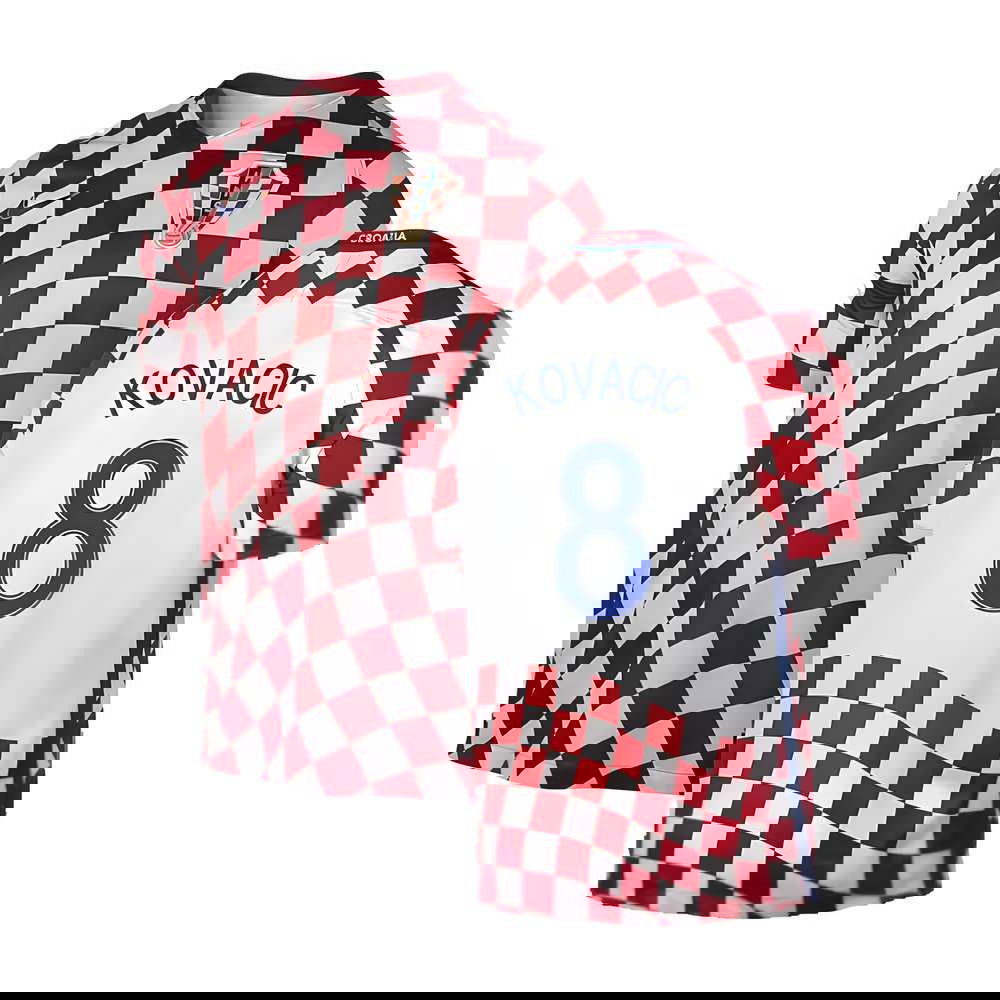 Croatia 2016-17 Home Shirt ((Very Good) XXL) (Kovacic 8)