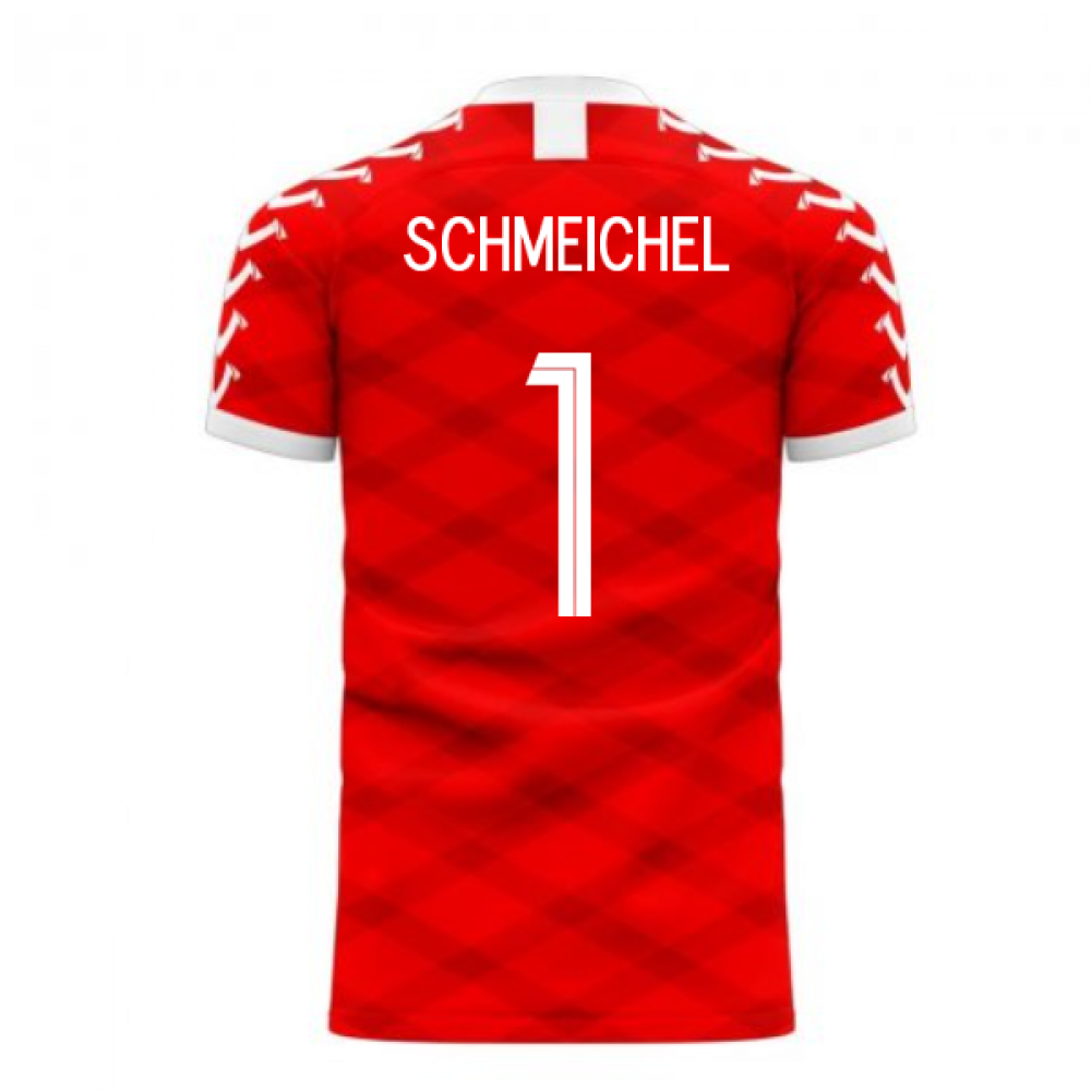 Denmark 2023-2024 Home Concept Football Kit (Viper) (SCHMEICHEL 1)