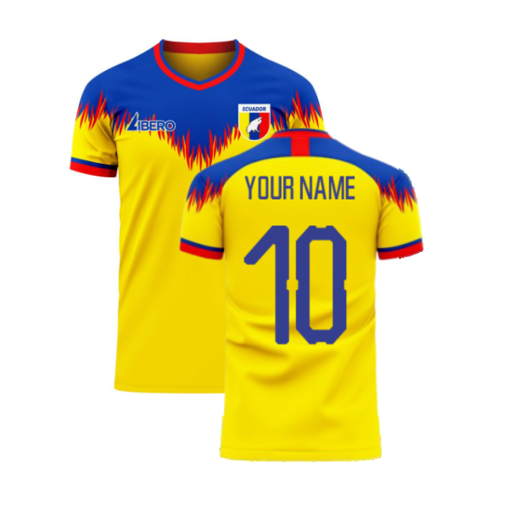 Ecuador 2023-2024 Home Concept Football Kit (Libero) (Your Name)