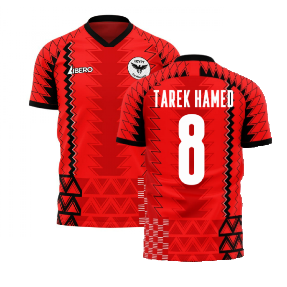 Egypt 2025-2026 AFCON Concept Football Kit (Libero) (TAREK HAMED 8)
