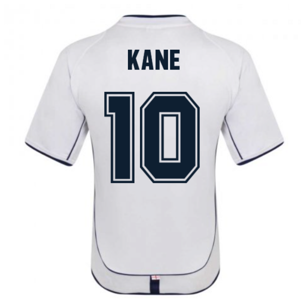 England 2002 Retro Football Shirt (KANE 9)