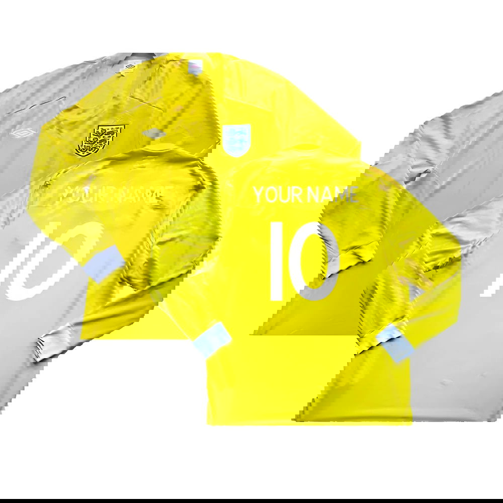 England 2010-11 Goalkeeper Away Shirt ((Good) XXL) (Your Name)