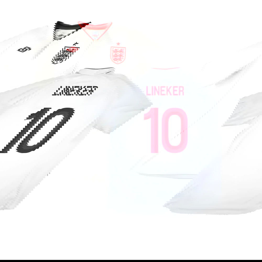 England 2012-13 Home Shirt (Good) (Lineker 10)