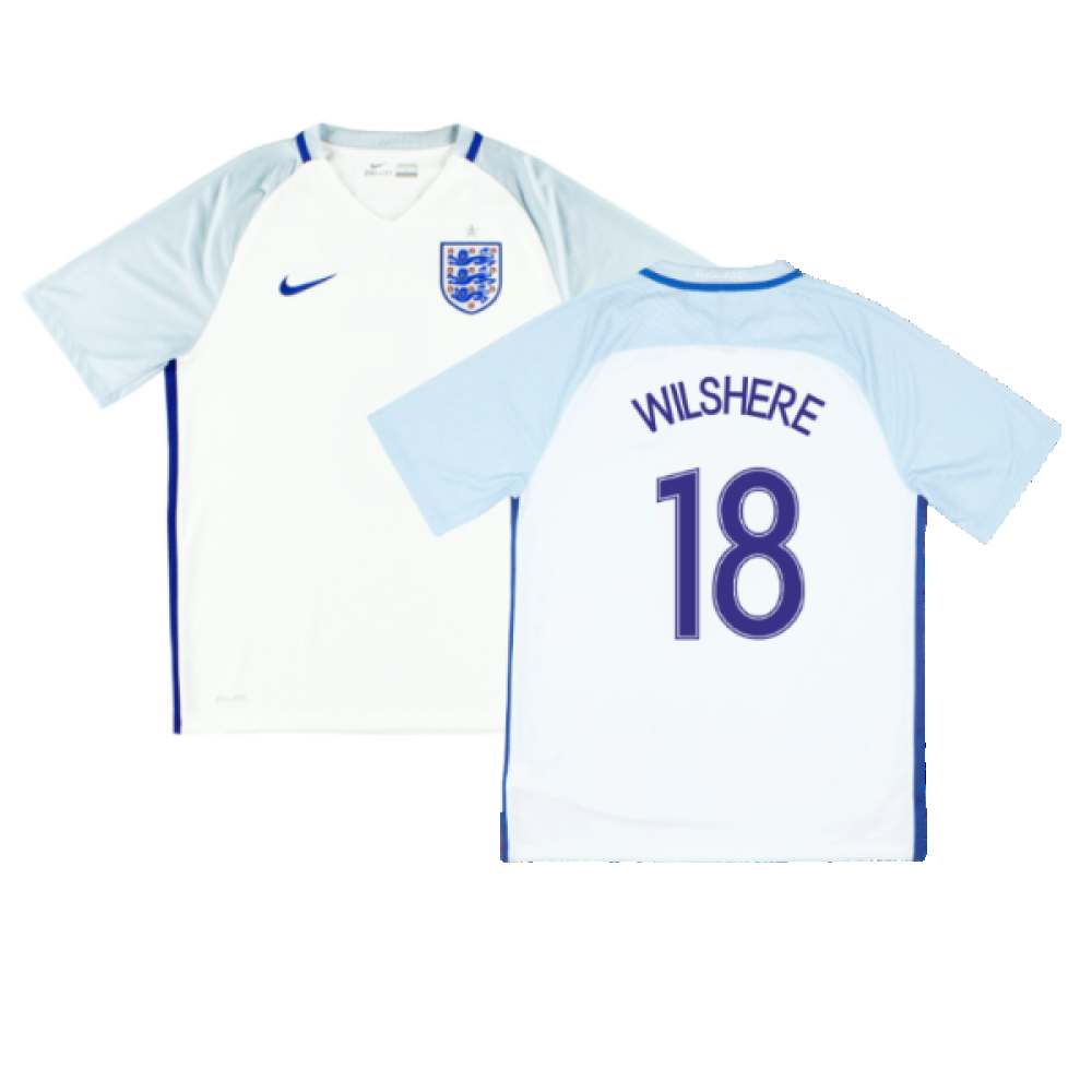 England 2016-17 Home Shirt ((Fair) XXL) (Wilshere 18)