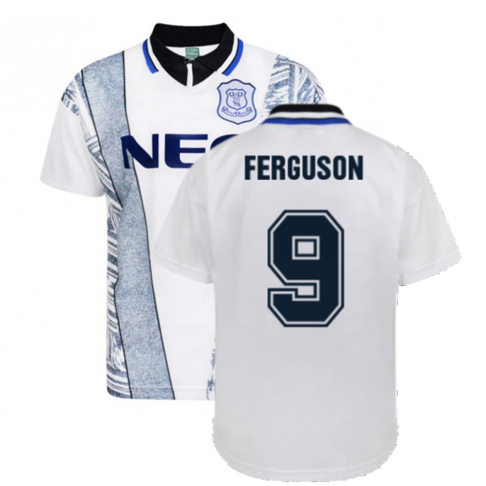 Everton 1995 Away Retro Shirt (Ferguson 9)