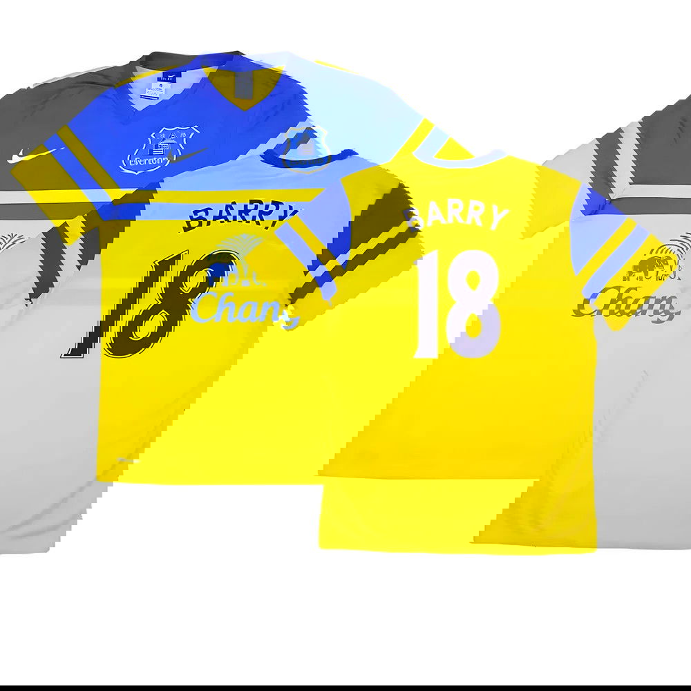 Everton 2013-14 Away Shirt (S) ((Excellent) S) (Barry 18)