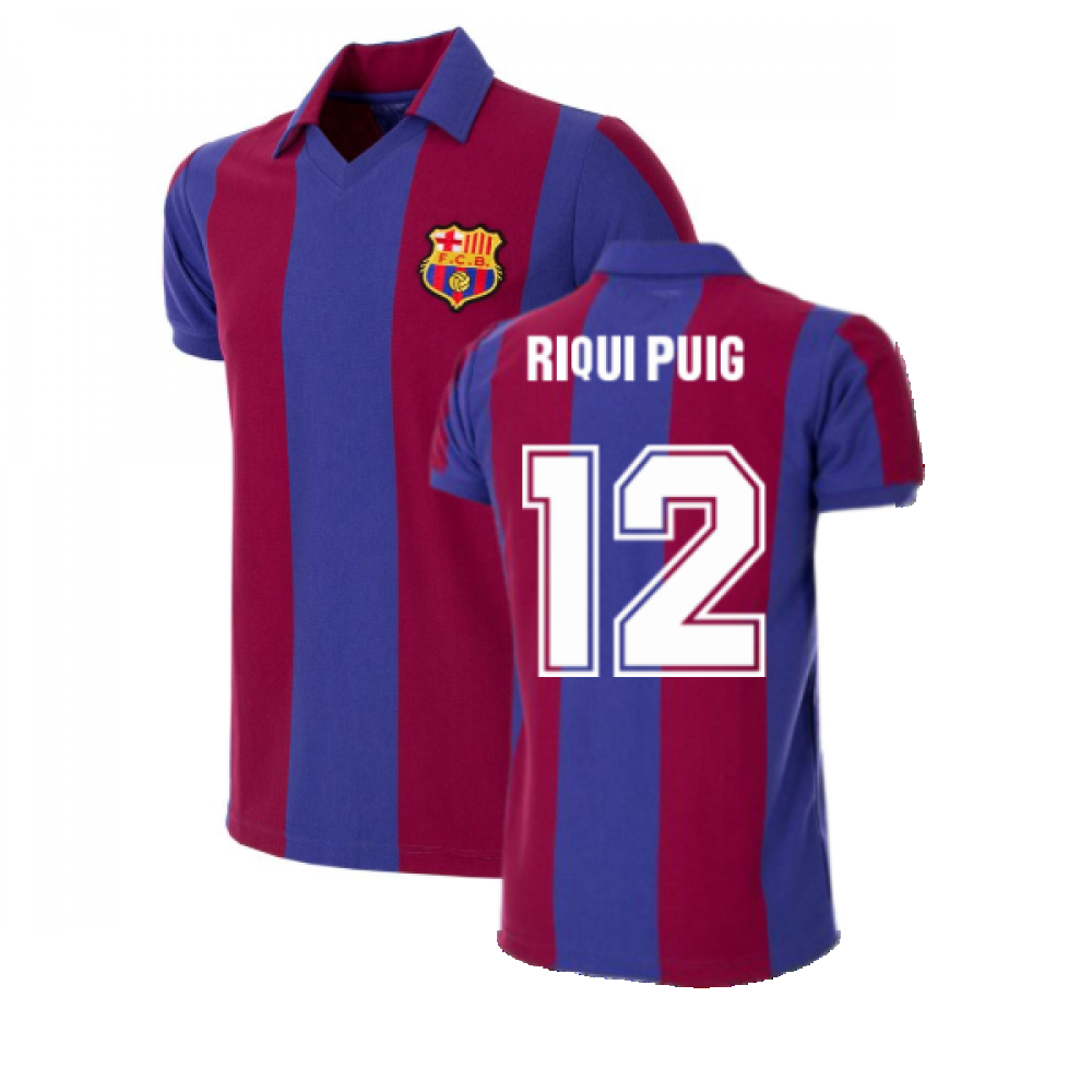 FC Barcelona 1980 81 Football Shirt (RIQUI PUIG 6) [COPA703-215117] - $85.67 Teamzo.com