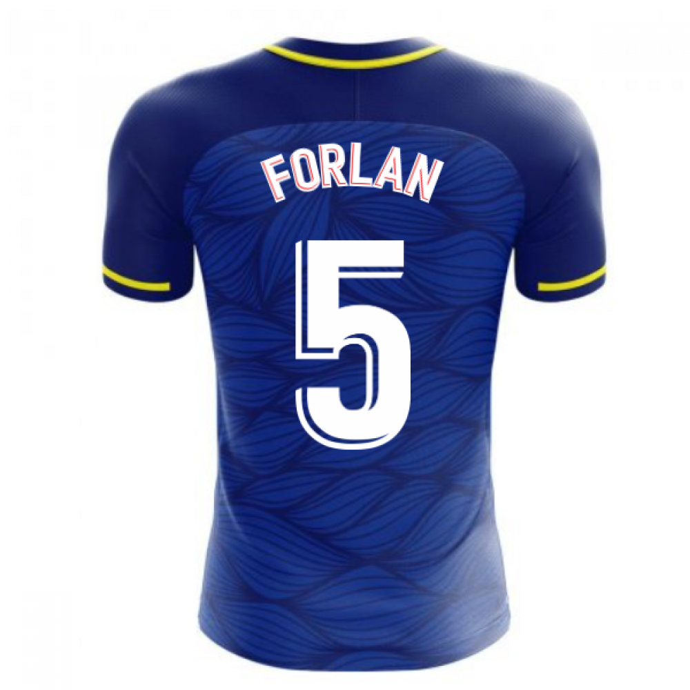 Villarreal 2023-2024 Away Concept Football Kit (Libero) (FORLAN 5)