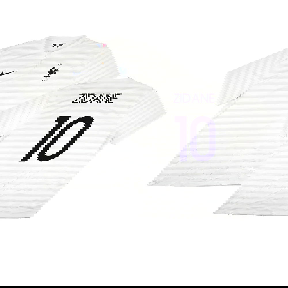 France 2014-15 Away Shirt ((Very Good) XXL) (Zidane 10)
