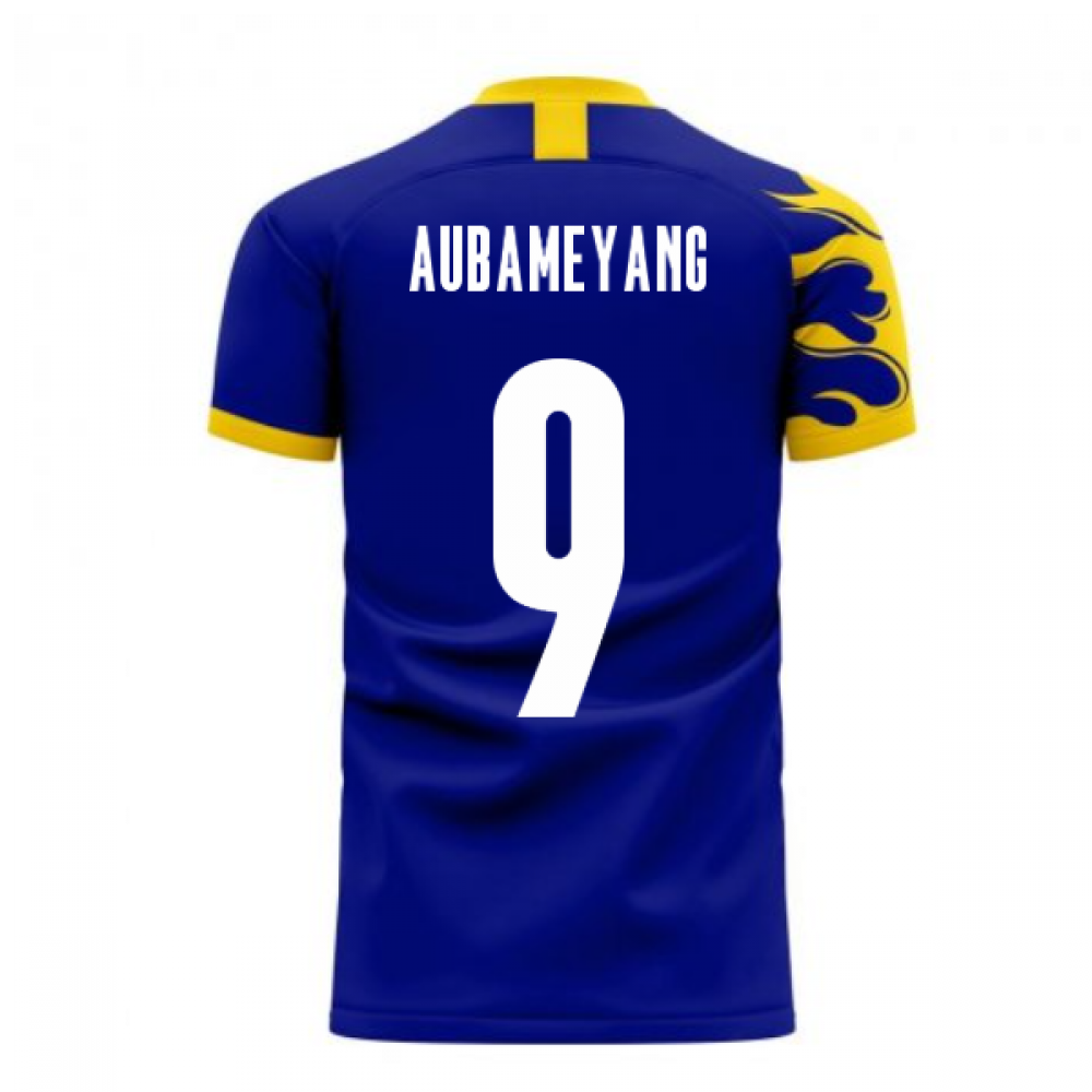 Gabon 2023-2024 Away Concept Football Kit (Libero) (AUBAMEYANG 9)