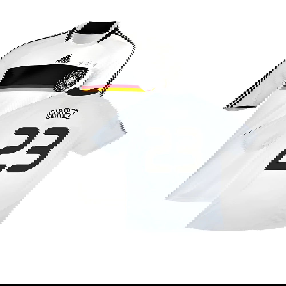 Germany 2008-09 Home Shirt ((Good) XL) (GOMEZ 23)