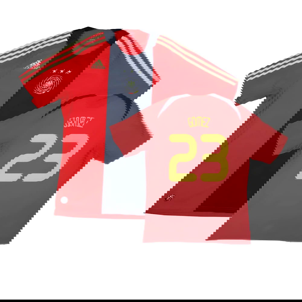 Germany 2008-10 Away Shirt ((Excellent) L) (GOMEZ 23)