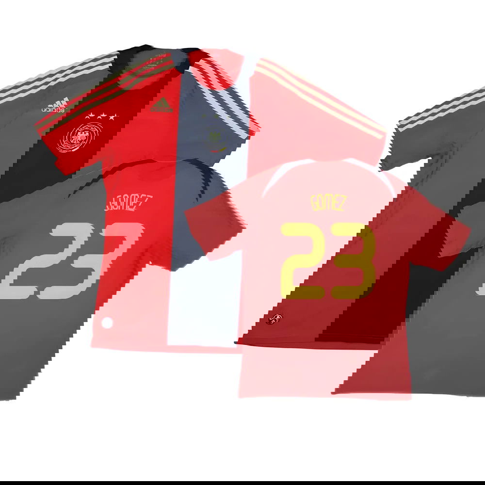 Germany 2008-10 Away Shirt ((Excellent) XXL) (GOMEZ 23)