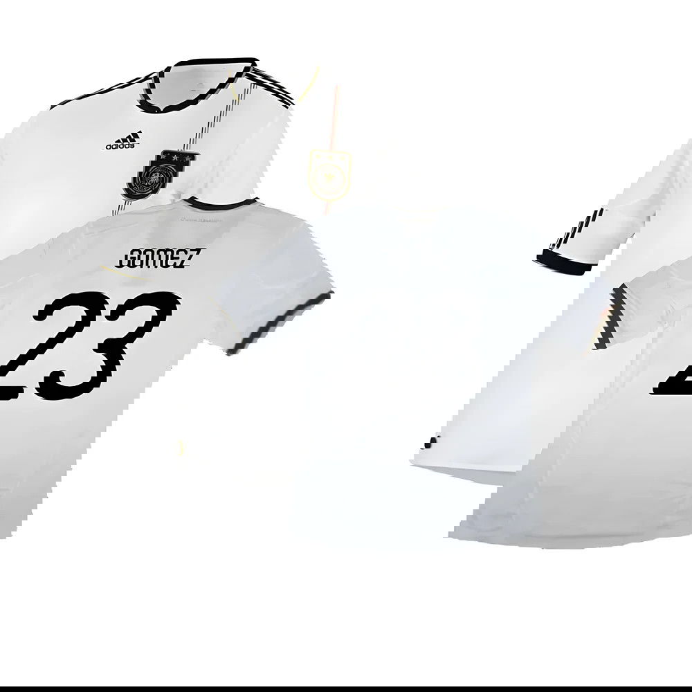 Germany 2010-11 Home Shirt ((Excellent) XL) (GOMEZ 23)