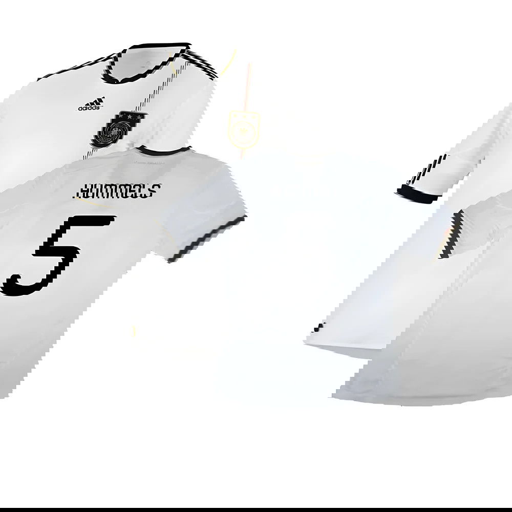 Germany 2010-11 Home Shirt ((Excellent) XL) (HUMMELS 5)