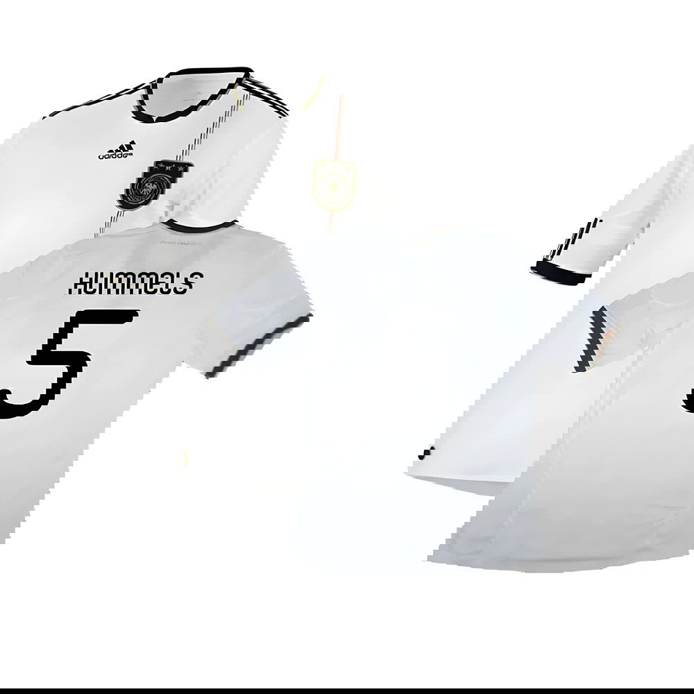 Germany 2010-11 Home Shirt ((Good) S) (HUMMELS 5)