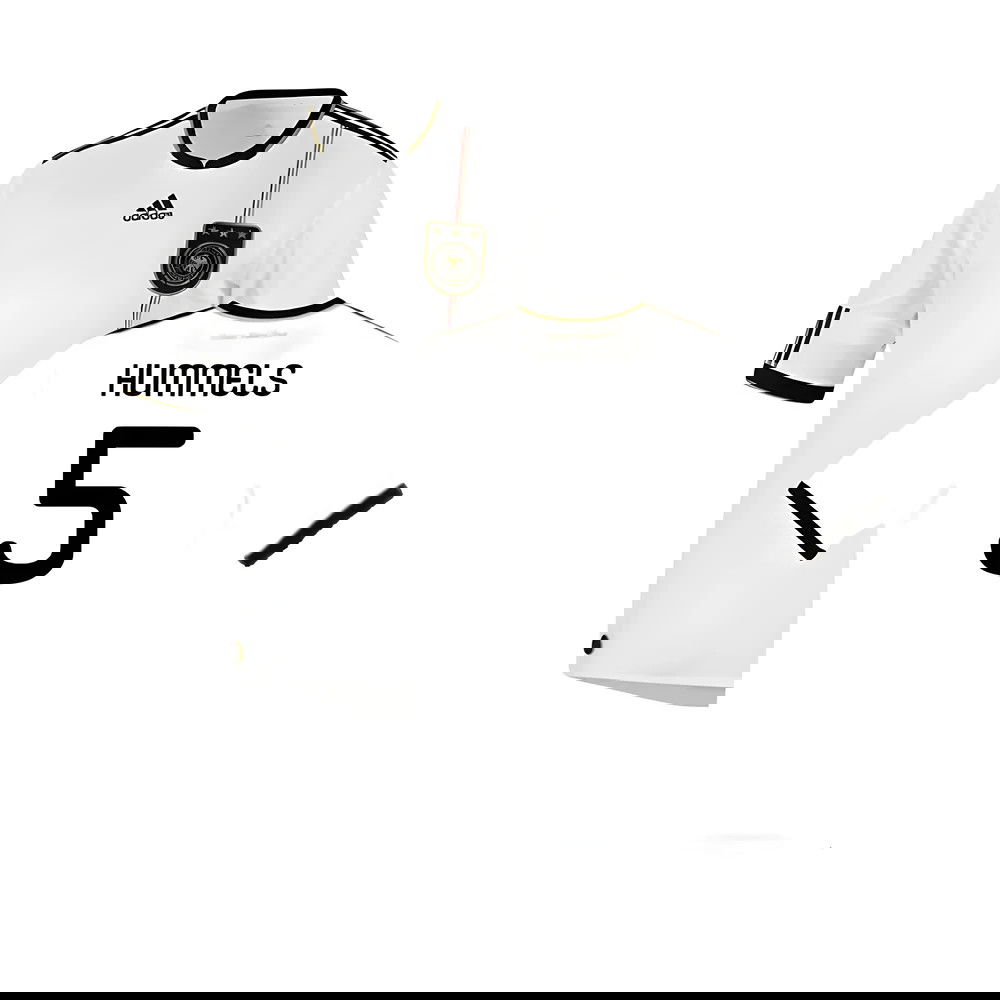 Germany 2010-11 Home Shirt ((Good) S) (HUMMELS 5)