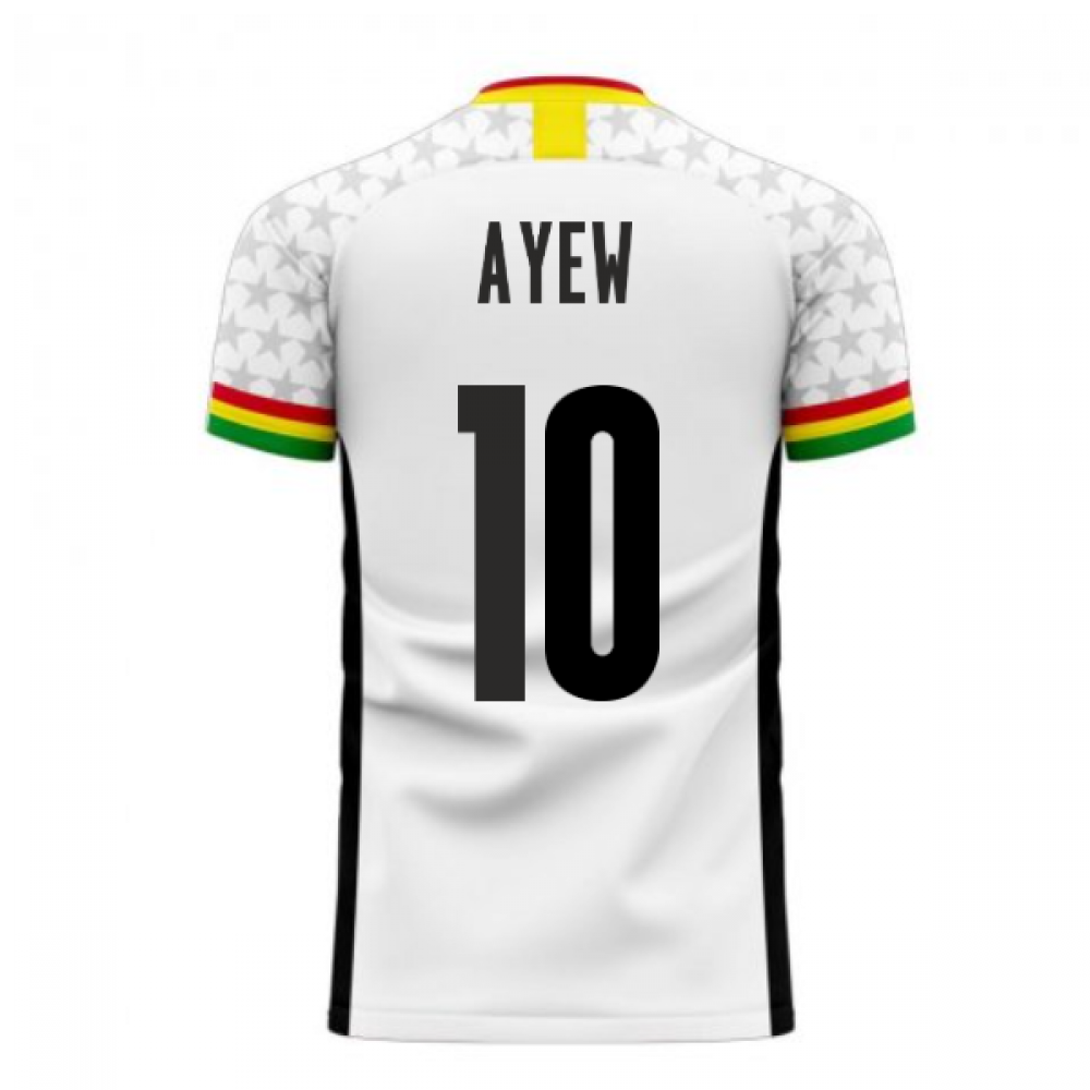 Ghana 2025-2026 Home Concept Football Kit (Libero) (AYEW 10)