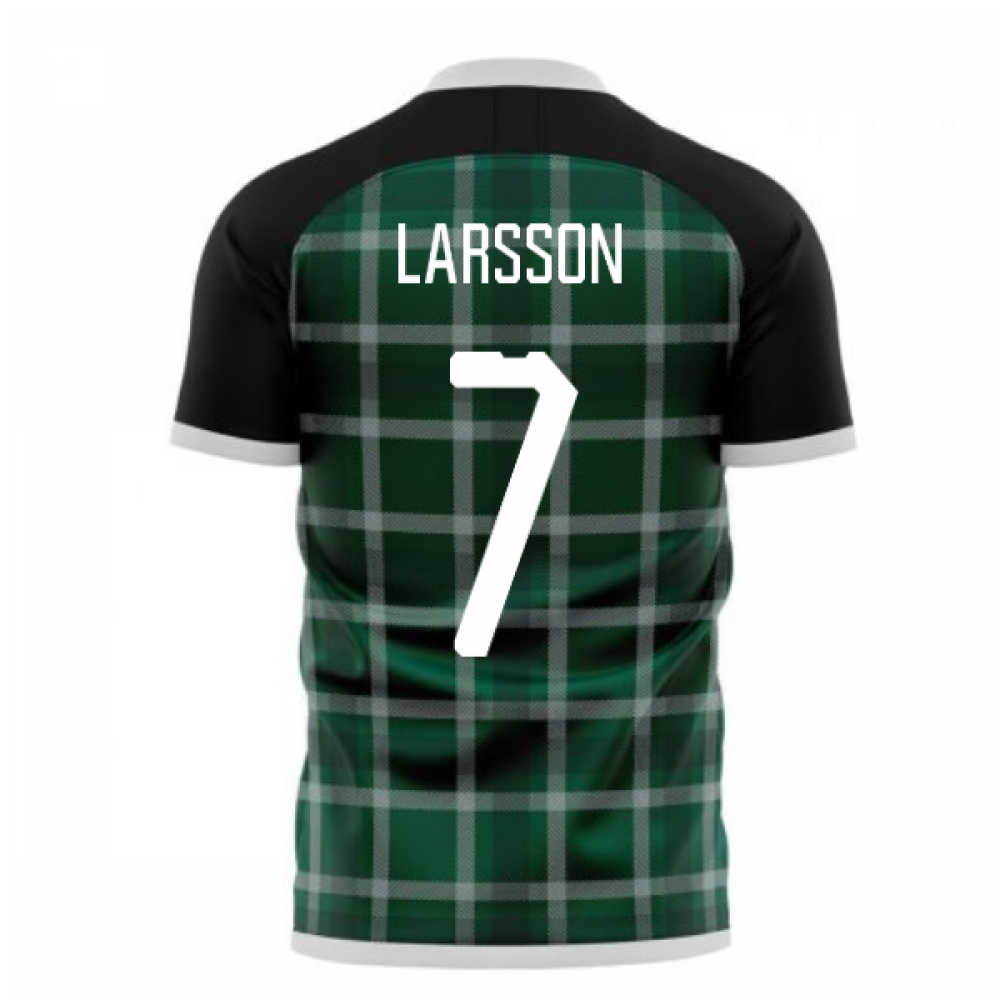 Glasgow Greens 2025-2026 Away Concept Shirt (Libero) (LARSSON 7)