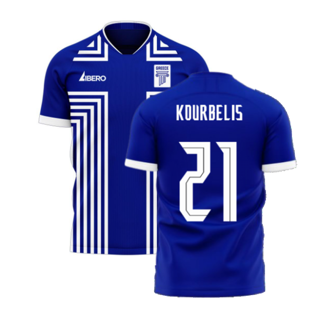 Greece 2025-2026 Away Concept Football Kit (Libero) (KOURBELIS 21)