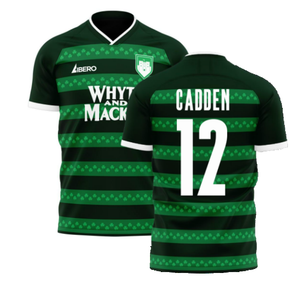 Hibernian 2025-2026 Third Concept Football Kit (Libero) (CADDEN 12)
